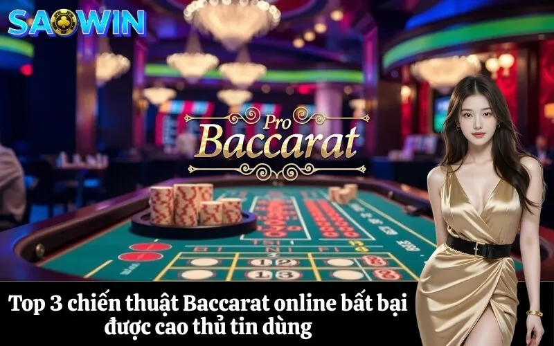 Top 3 chiến thuật Baccarat online bất bại được cao thủ tin dùng